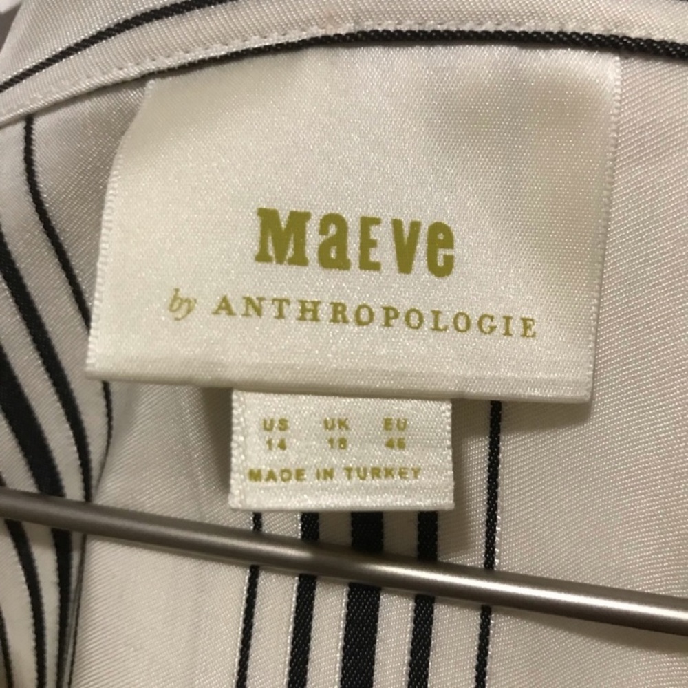Anthropologie Maeve Esther Striped Shirt Dress - Picture 5 of 7